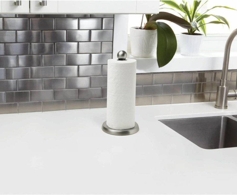 Umbra Nickel Teardrop Paper Towel Holder - Modern Design for Kitchen & Bathroom
